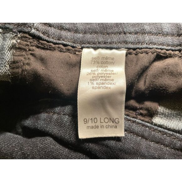 Women's 70's Flare Dark Wash Jeans Size 9/10 Long - Picture 8 of 8